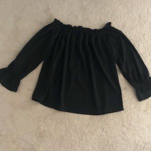 Lulu’s off the shoulder long sleeve top